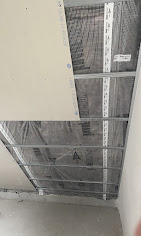 Faux-plafond ossature métallique — Plâtrerie Serra Blotzheim